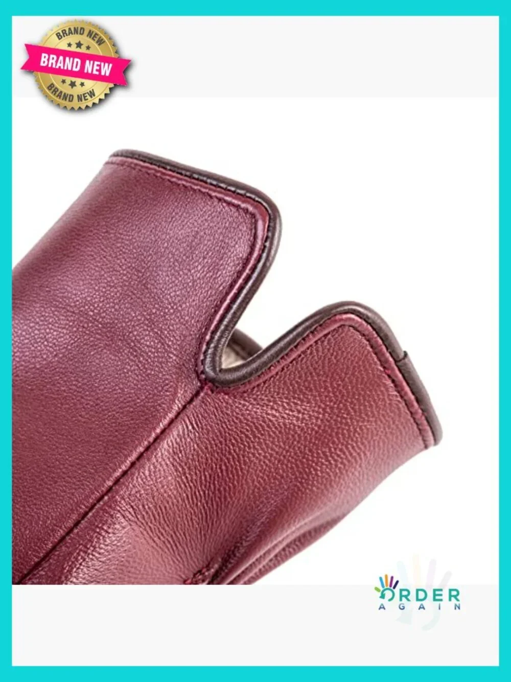 Leather Gloves with Cashmere Lining Touchscreen Compatible Winter Driving
